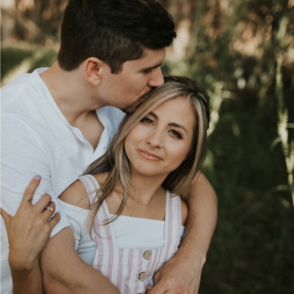 Striped Overall/Romper - Picture 4 of 9
